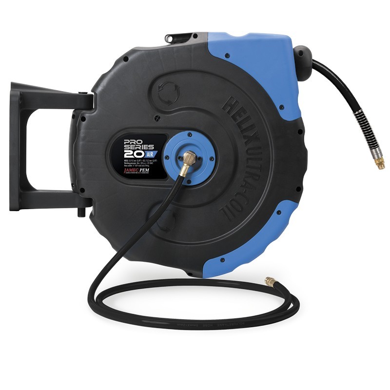 Jamec Pem Air Hose Reel Reinforced Extreme Jflex 20m Heavy Duty
