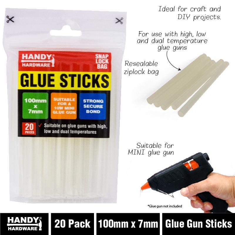 20pc Glue Sticks 100 x 7mm PJ SAS