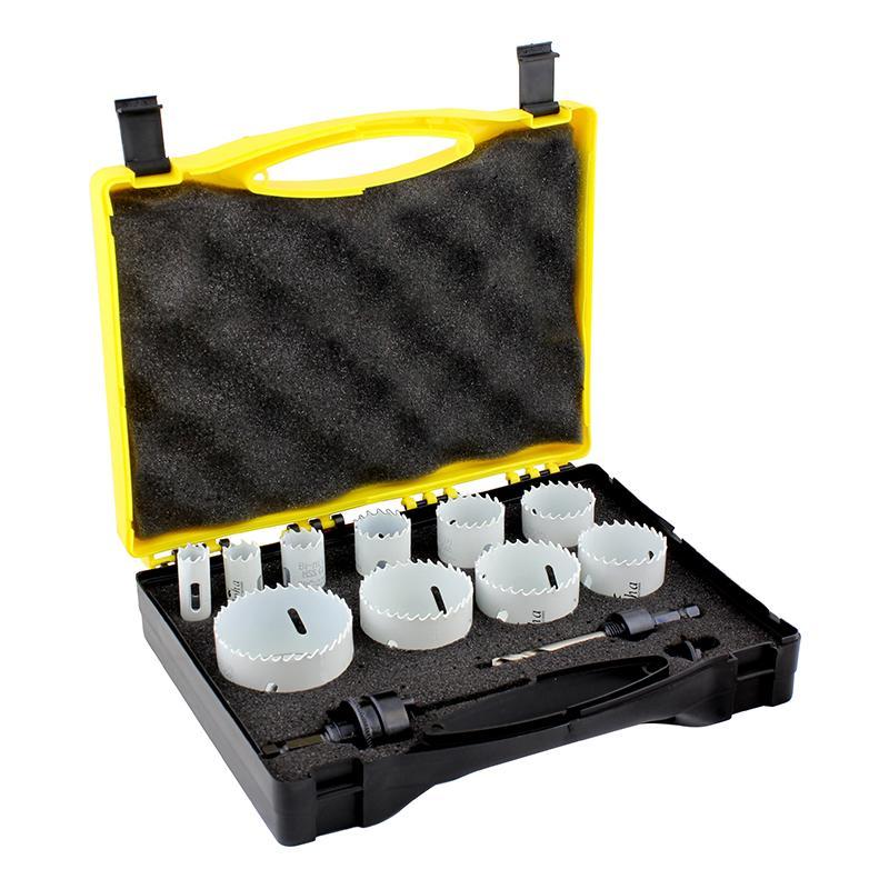12pce Tradesman Hole Saw Kit Alpha