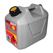 Pro Quip Plastic 5 Litre Fuel Can Grey 2 Stroke 50:1