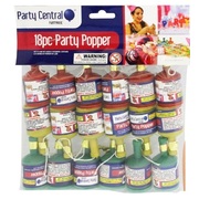 18pk Party Poppers