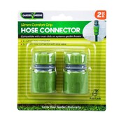Garden Greens 2pc Hose Connector Suit 12mm Hose
