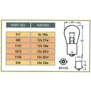 Austa Stop Indicate Reverse 12v 32cp Ba15s (SCC) 25mm Bulb 10pk