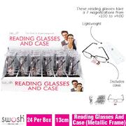 Assorted Reading Glasses & Case