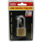 Handy Hardware 32mm Long Shackle Padlock