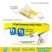 80pk Economy Pack Baby Wipes