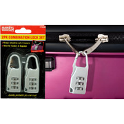 Handy Hardware 2pk Combination Padlock Set