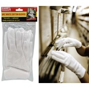 Handy Hardware 6pc White Cotton Gloves
