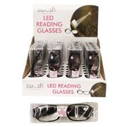 LED Reading Glasses & Case in Display Case