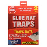 2pk Glue Rat Traps 17cm x 23cm
