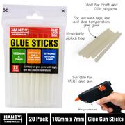 20pc Glue Sticks 100 x 7mm