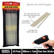 20pc Glue Sticks 200 x 7mm
