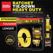 Ratchet Tie Down Heavy Duty 8m
