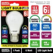 Bulb 6W LED Light - Cool White