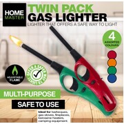 Lighter Gas BBQ Refillable Twin Pack