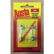 Austa Festoon 12v 6w DC (S8-5) 10.5 x 38mm 2 Per Card 10pk