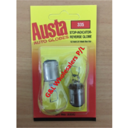 Austa 12v 21w Ba15d (SBC)25mm Bulb 2pk Per Card, 10pk Per Carton