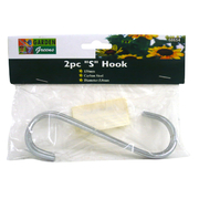 Garden Greens 2pc S Hook 150mm Long x 5mm Diameter