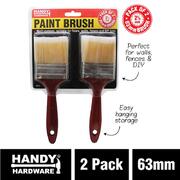 Handy Hardware 2pk 63mm Paint Brush