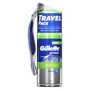 Gillette Travel Pack - Series Mini Gel & Gillette Sensor 3 Disposable Razor