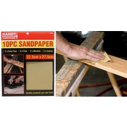 Handy Hardware 10pc Sandpaper 22.5cm x 27.5cm