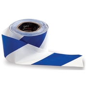 Pro Choice Blue/White Barricade Tape 75mm x 100m Roll