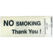 Self Adh Gr 50x100 Sign - No Smoking (5)