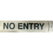 Self Adh Gr 50x200 Sign - No Entry (5)
