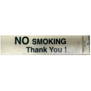Self Adh Gr 50x200 Sign - No Smoking (5)