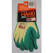 Pro Choice Yellow/Green Latex Glove Size 11 Header Carded For Retail Packaging