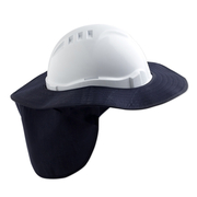 Pro Choice Detachable Hard Hat Brim/Neckflap Blue