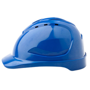 Pro Choice Hard Hat V9 Vented, 6 Point Pinlock Harness, Blue