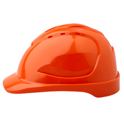 Pro Choice Hard Hat V9 Vented, 6 Point Pinlock Harness, Orange