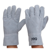 Pro Choice Leather Chrome Gloves Wrist