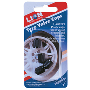 Tyre Valve Caps Plastic 4pce