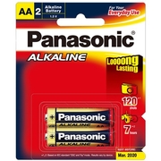 Panasonic AA 2Pk Alkaline Battery
