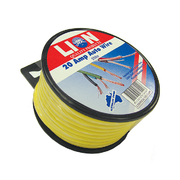 Lion Auto Cable 20amp x 4mm Yellow 5m