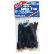 Lion Cable Ties 100pce 102 x 2.4mm Black