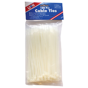 Lion Cable Ties 100pce 188 x 4.6mm White