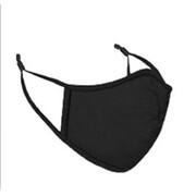 Cotton Face Mask with PM2.5 Filter /Black reusable
