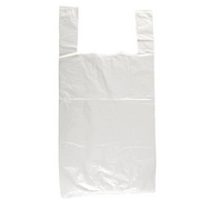 Large Reuseable Carry Bags White  500 Bags / ctn