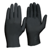Pro Choice Extra Heavy Duty Black Nitrile Disposable Gloves Powder Free Large 100pk