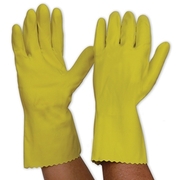 Pro Choice Silverlined Latex Rubber Household Gloves Yellow Small Size 6