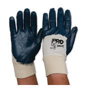 Pro Choice SuperLite Blue Nitrile 3/4 Dipped Size 7