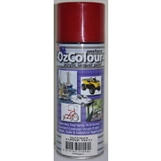 OzColour Dark Red Acrylic Spray Paint 300g