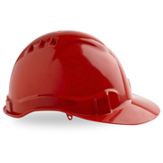 Pro Choice Hard Hat Vented 6 Point, Pinlock Harness Red