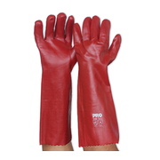 Pro Choice Red PVC Gloves 45cm