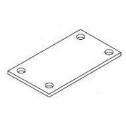Rect Post Baseplate 130x90x5mm