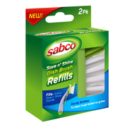 Sabco Save n Shine Trigger Brush Refill 2Pk