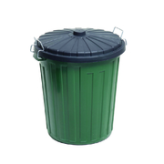 Sabco 46 Litre Plastic Garbage Bin Green